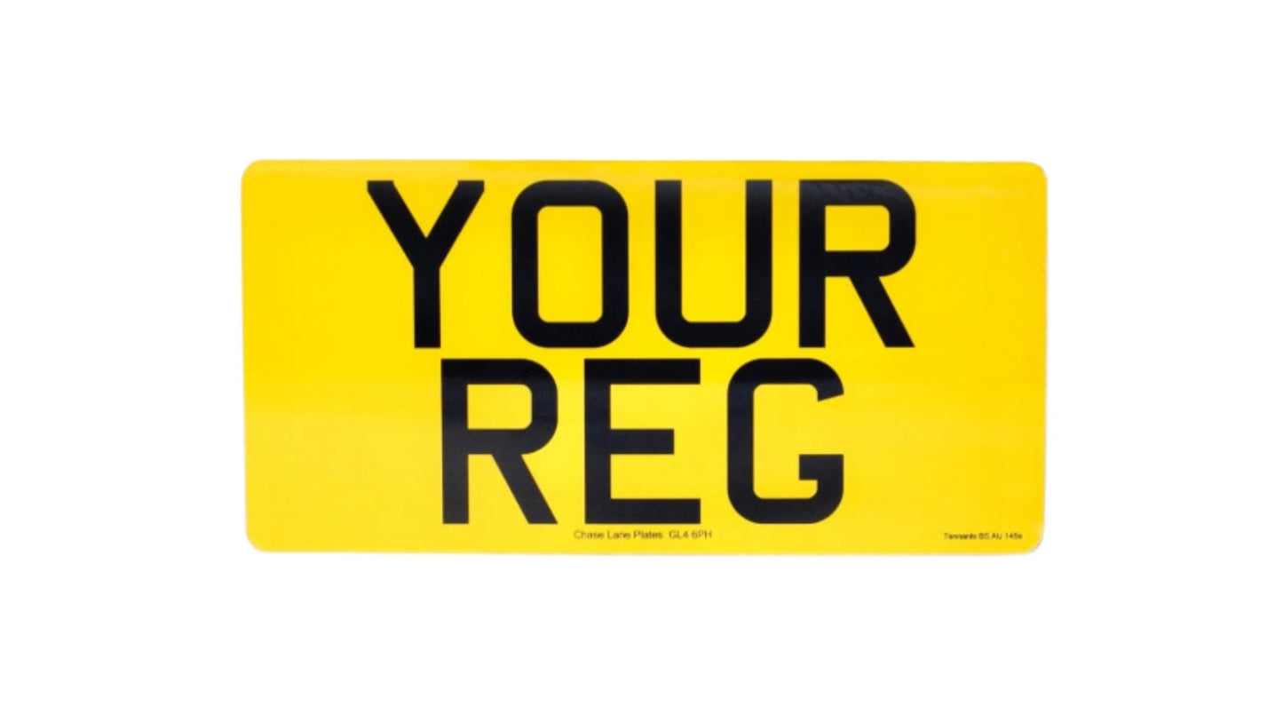 American Import Number Plate – 12 x 6 Inches - Pair