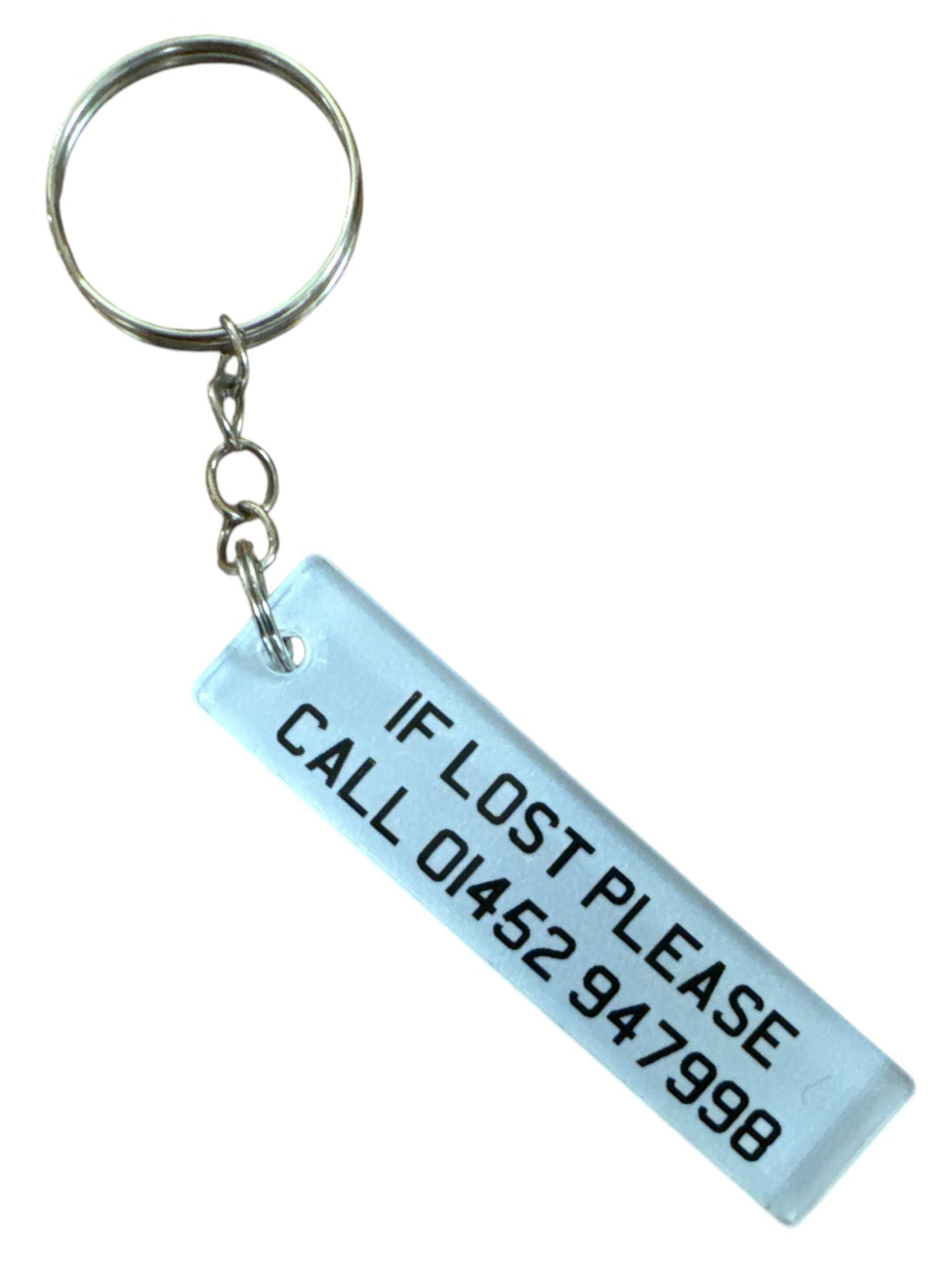 Number Plate Keyring x3